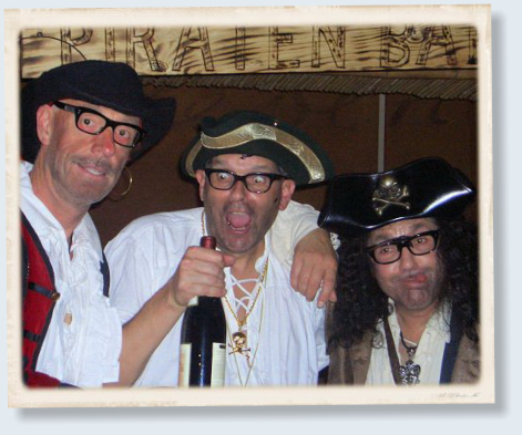 Piraten! Maritime Comedy, Walk Act, Zauberei aus Hamburg